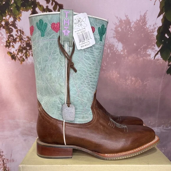 Tin Haul “Cactus” Western Boots 7 fits like 8 - Picture 1 of 8